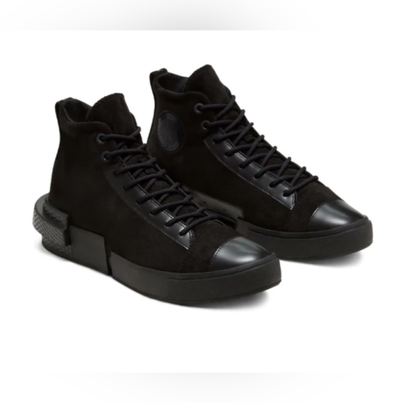 Converse All Star Disrupt CX High Monocolor - Triple Black Men Size 5.5 - Picture 3 of 4